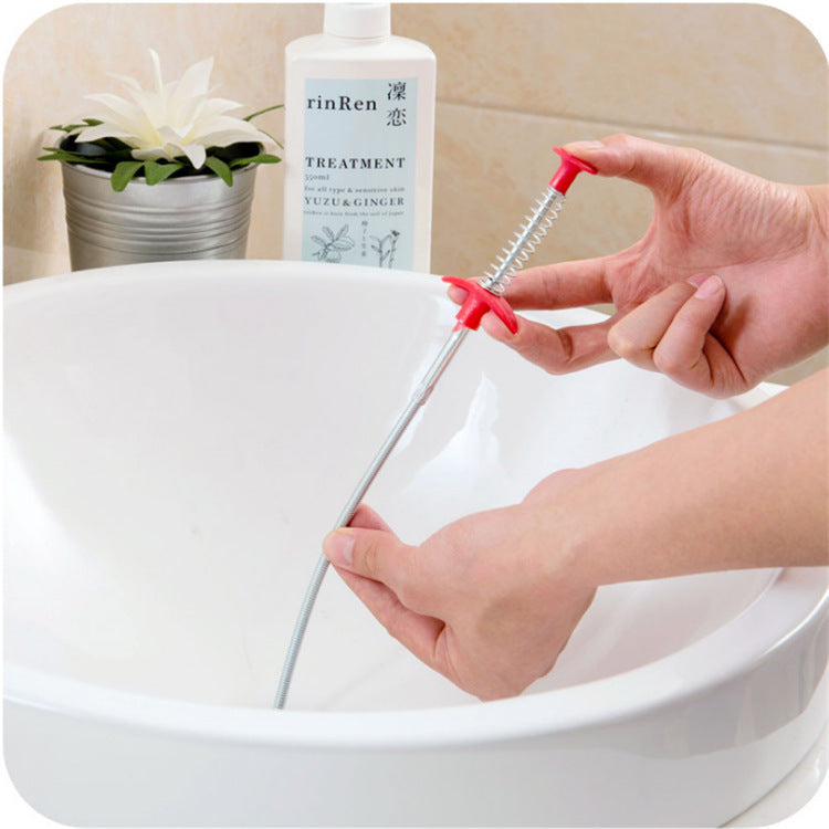 60CM Drain Clog Remover Cleaning Tools Household For Kitchen Sink