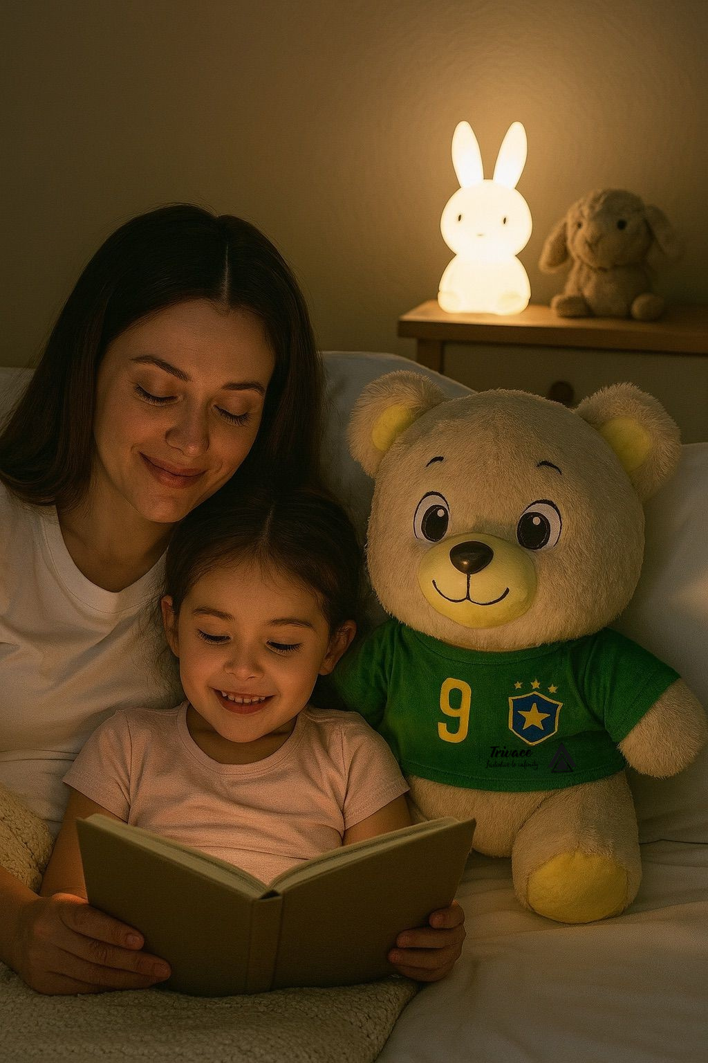 Trivace Champy Bear Soft Plush Toy – Cute Stuffed Animal for Kids & Adults