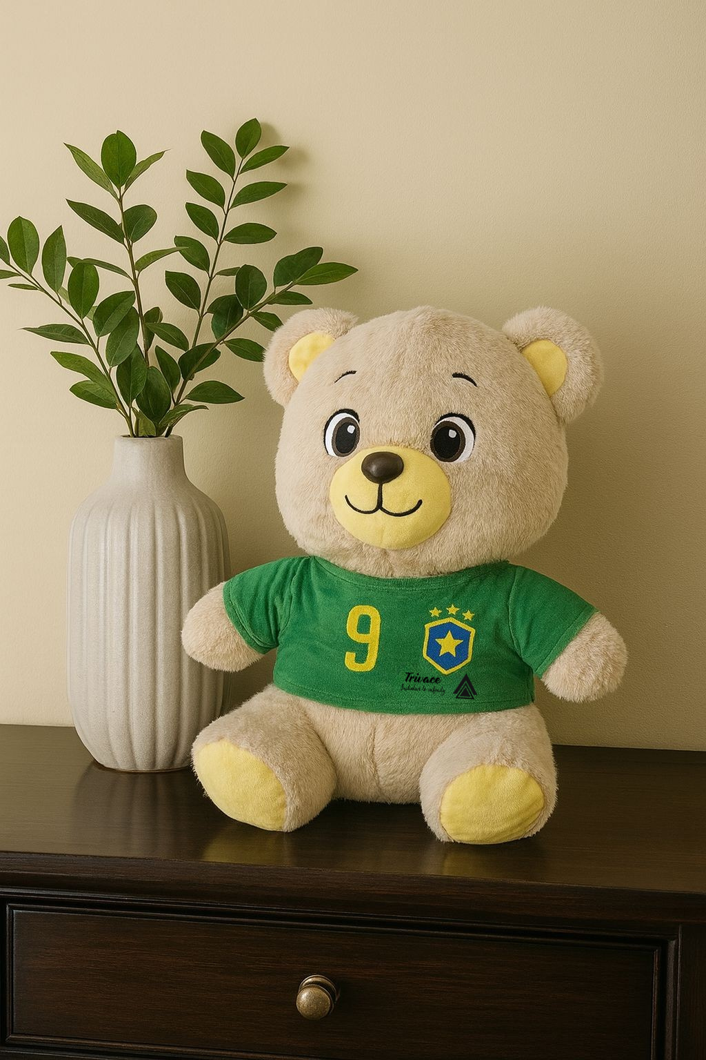 Trivace Champy Bear Soft Plush Toy – Cute Stuffed Animal for Kids & Adults