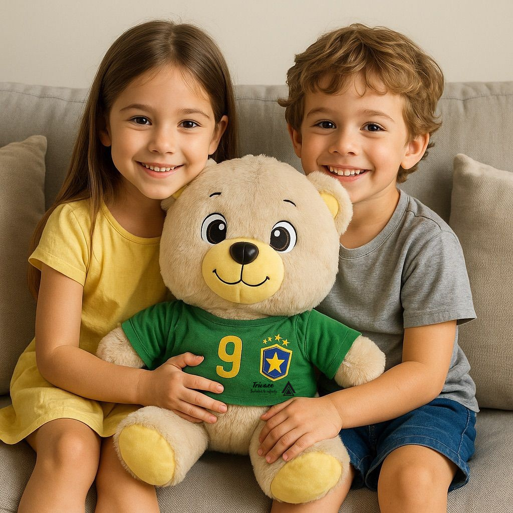 Trivace Champy Bear Soft Plush Toy – Cute Stuffed Animal for Kids & Adults