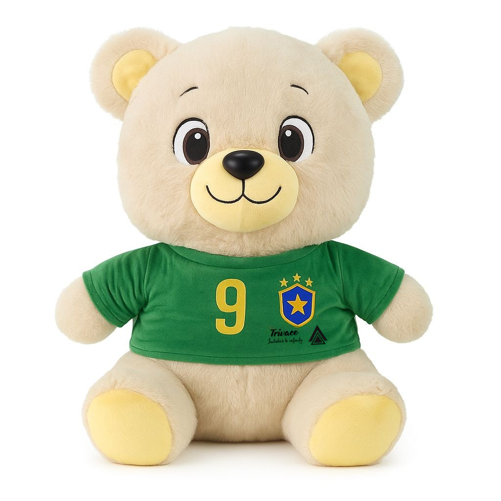 Trivace Champy Bear Soft Plush Toy – Cute Stuffed Animal for Kids & Adults