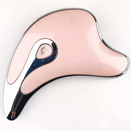 Gua Sha Scraper Facial Massager For Face Lifting Slimming LED Light