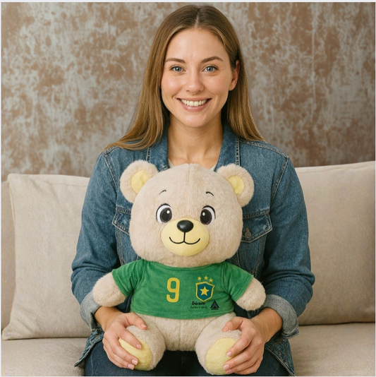 Trivace Champy Bear Soft Plush Toy – Cute Stuffed Animal for Kids & Adults