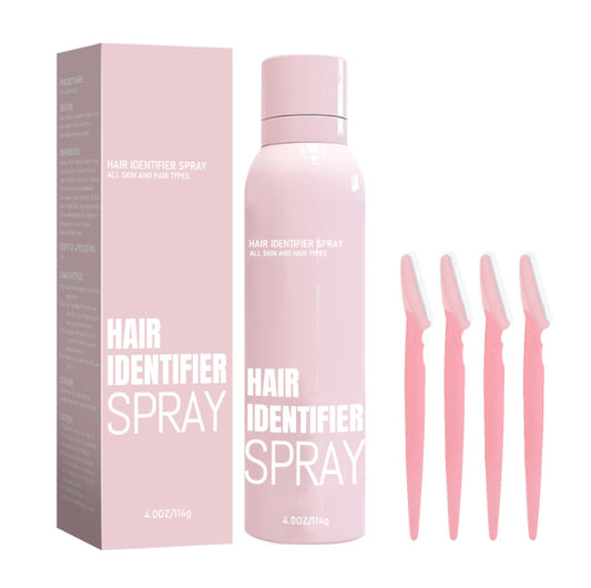 Hair Identifier Spray Set For Face Shaving Moisturizing Dermaplaner Spray, Face Shaving Skin Care