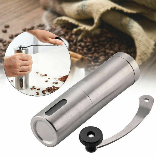 Stainless Steel Hand Crank Pepper With Conical Burr Grinder Coffee Beans Mill Muller